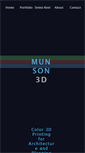 Mobile Screenshot of munson3d.com