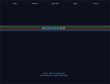 Tablet Screenshot of munson3d.com